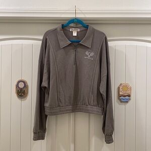 Cut and Paste: Collar Zip up Sweater